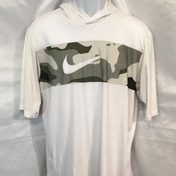 Nike Other - Nike Camo Short Sleeve Athletic Sport Hoodie Shirt
